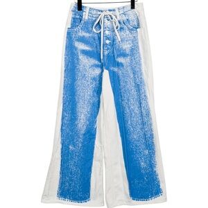 MM6 Maison Margiela Blue Trompe L'oeil Jeans